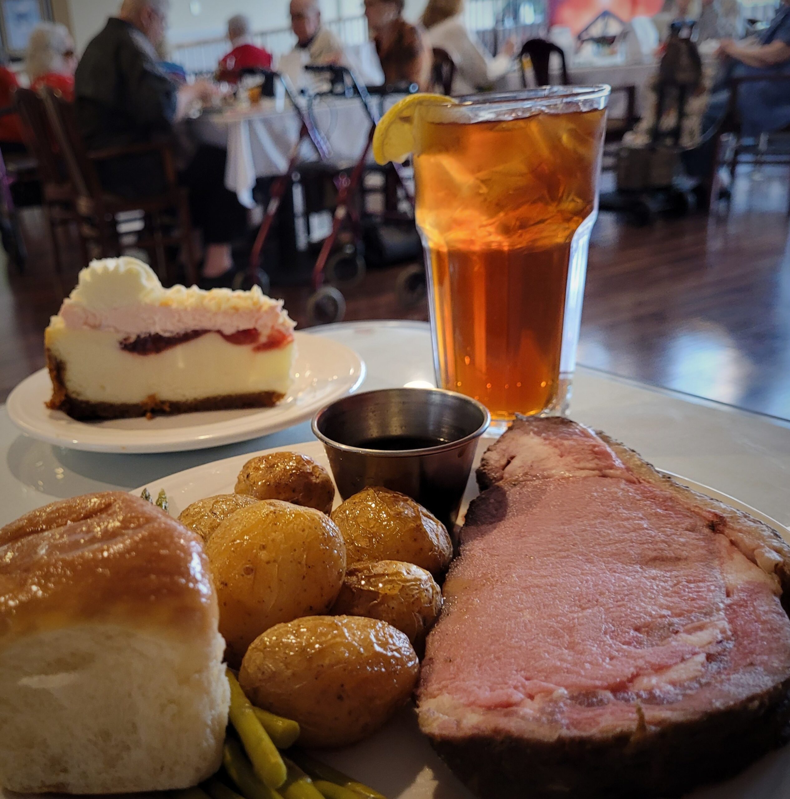 Outstanding Prime Rib Dinner by our dedicated Food & Beverage Team