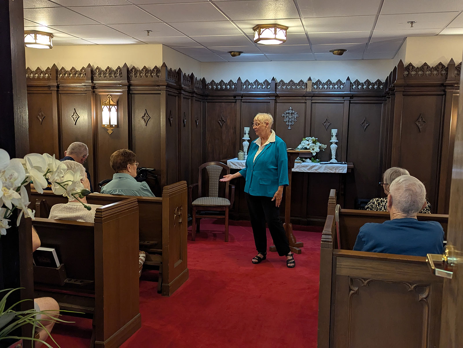 Becky Res Leading Church