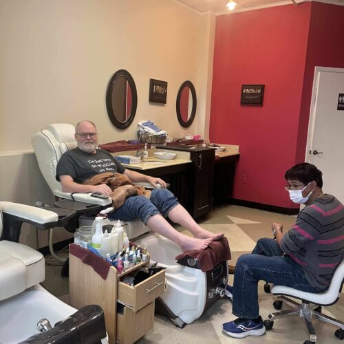 Ken at Nail Salon